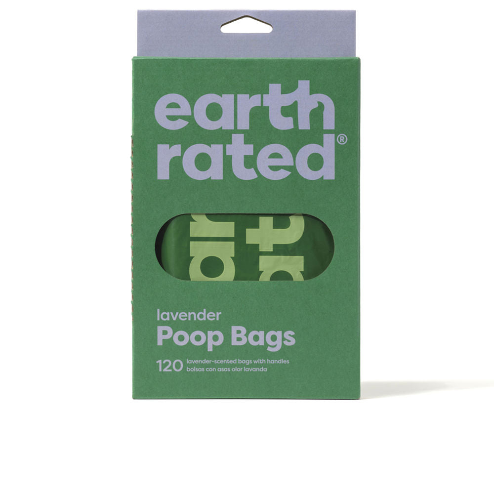 EARTH RATED BOLSAS ASAS mascota #lavanda 120 u