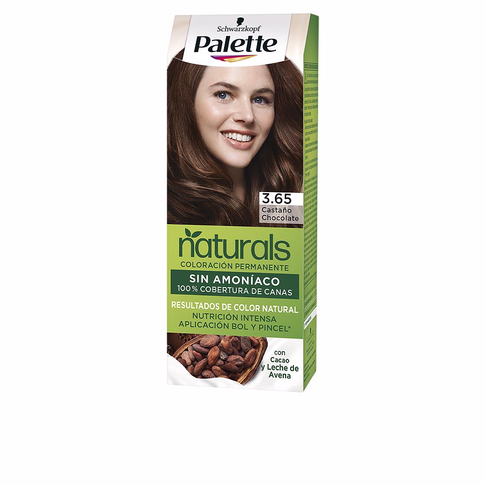 PALETTE PALETTE NATURAL tinte #3.65-castaño chocolate 1 u