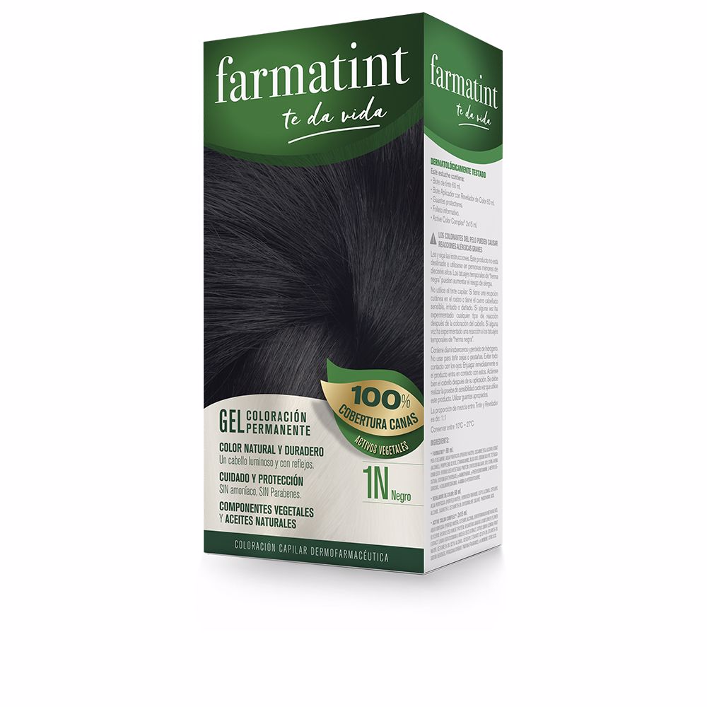 FARMATINT FARMATINT GEL coloración permanente #1n-negro 5 u