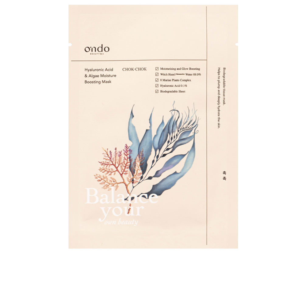 ONDO BEAUTY 36.5 HYALURONIC ACID & ALGAE MOISTURE boosting mask 25 ml