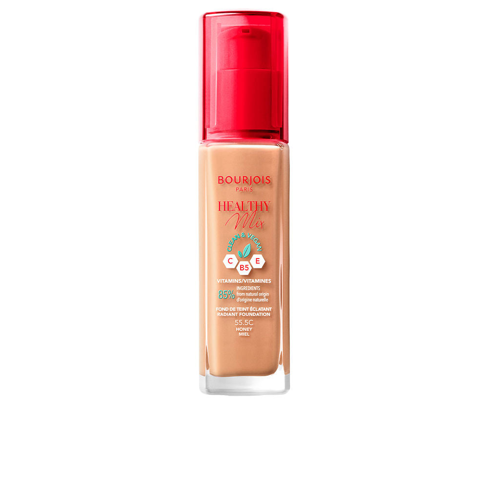 BOURJOIS HEALTHY MIX radiant foundation #555-honey