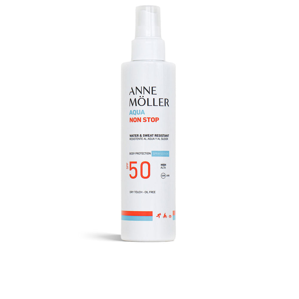 ANNE MÖLLER AQUA NON STOP resistente al agua y al sudor spray SPF50+ 175 ml