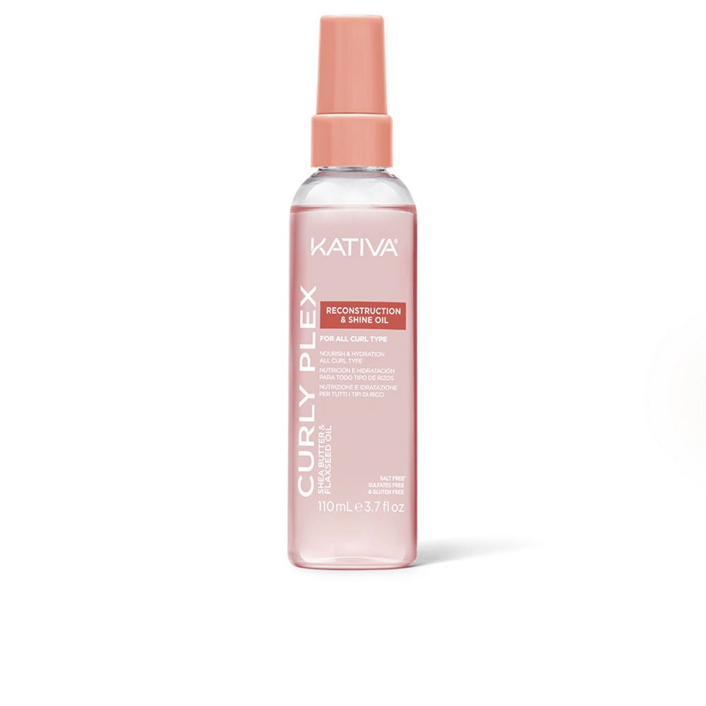 KATIVA KATIVA CURLY PLEX aceite regenerador y potenciador del brillo para el rizo 110 ml