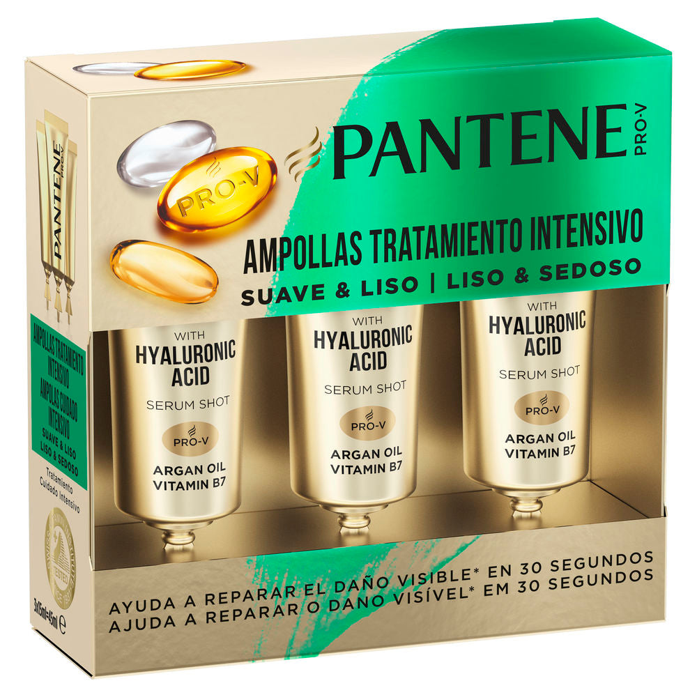 PANTENE PANTENE SUAVE & LISO ampollas 3 x 15 ml