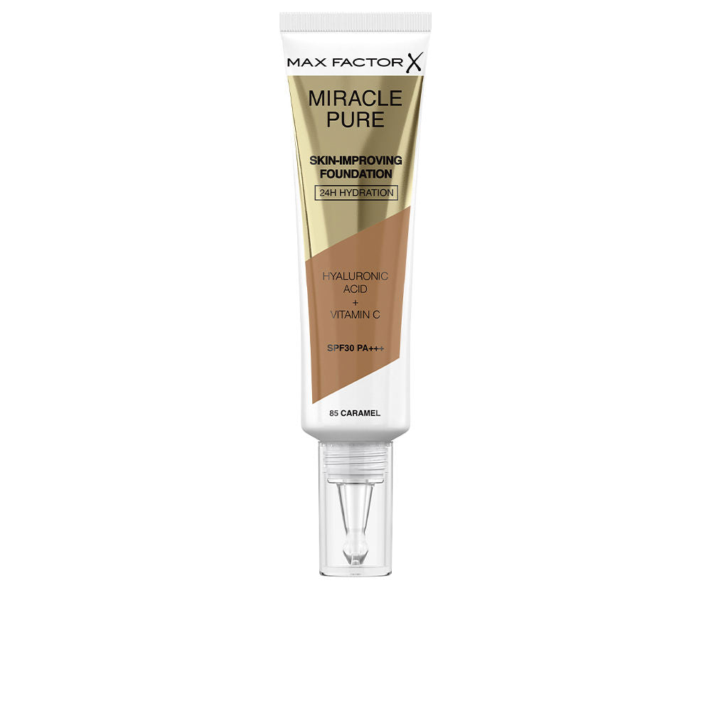 MAX FACTOR MIRACLE PURE foundation SPF30 #85-caramel