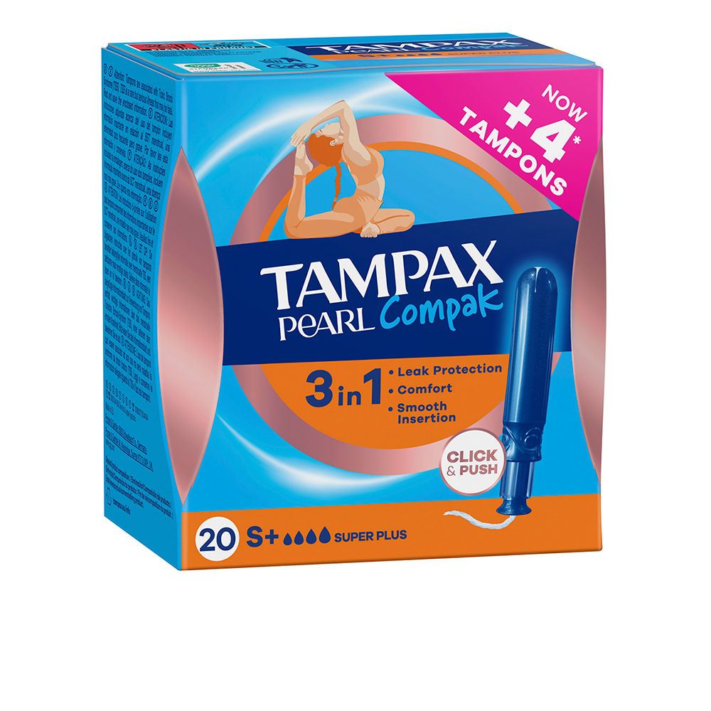 TAMPAX TAMPAX PEARL COMPAK tampón super plus 20 uds