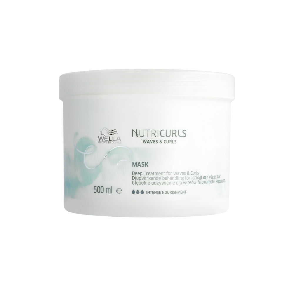 WELLA PROFESSIONALS NUTRICURLS Mascarilla Cabello con Rizos y Ondas 500 ml