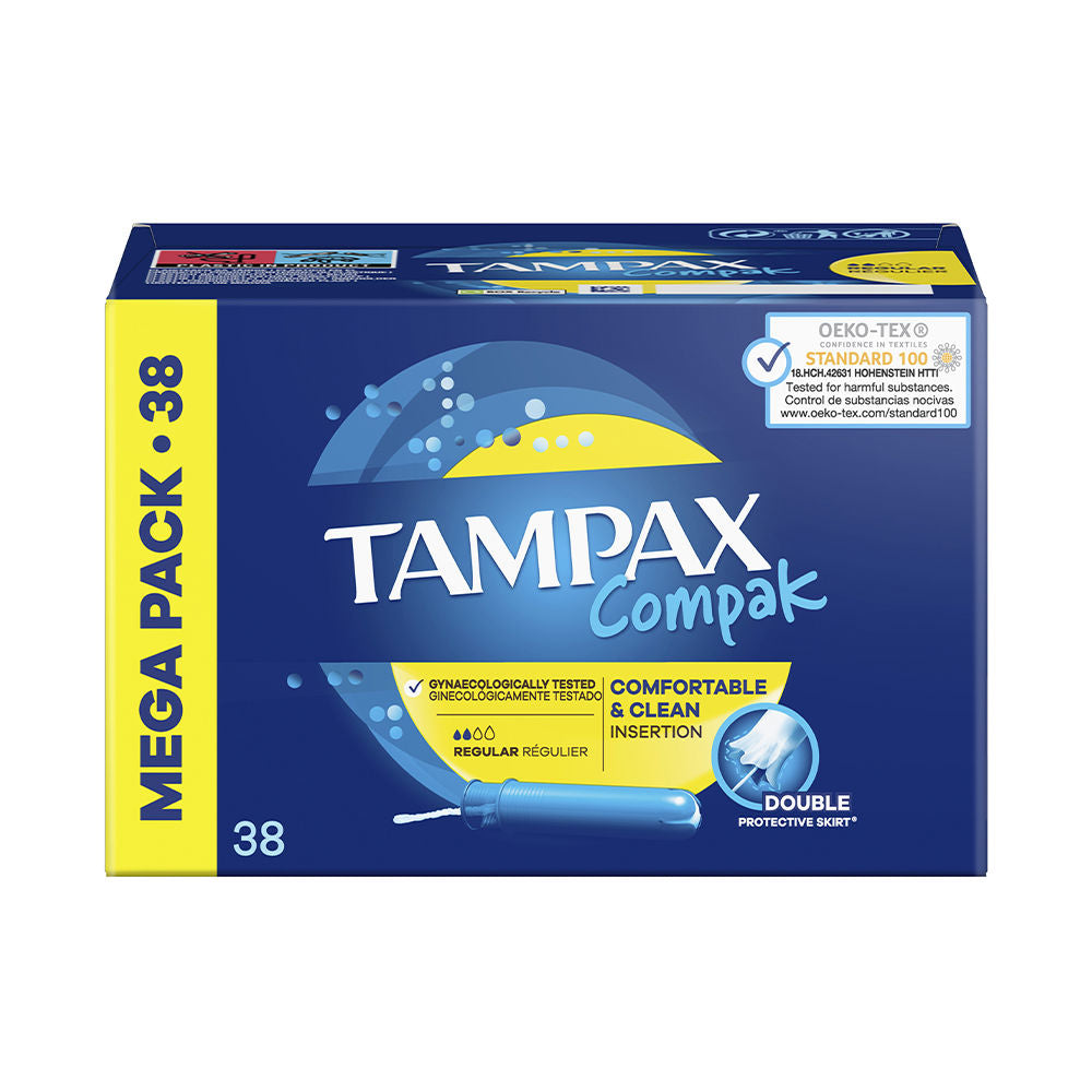 TAMPAX TAMPAX COMPAK tampón regular 38 u