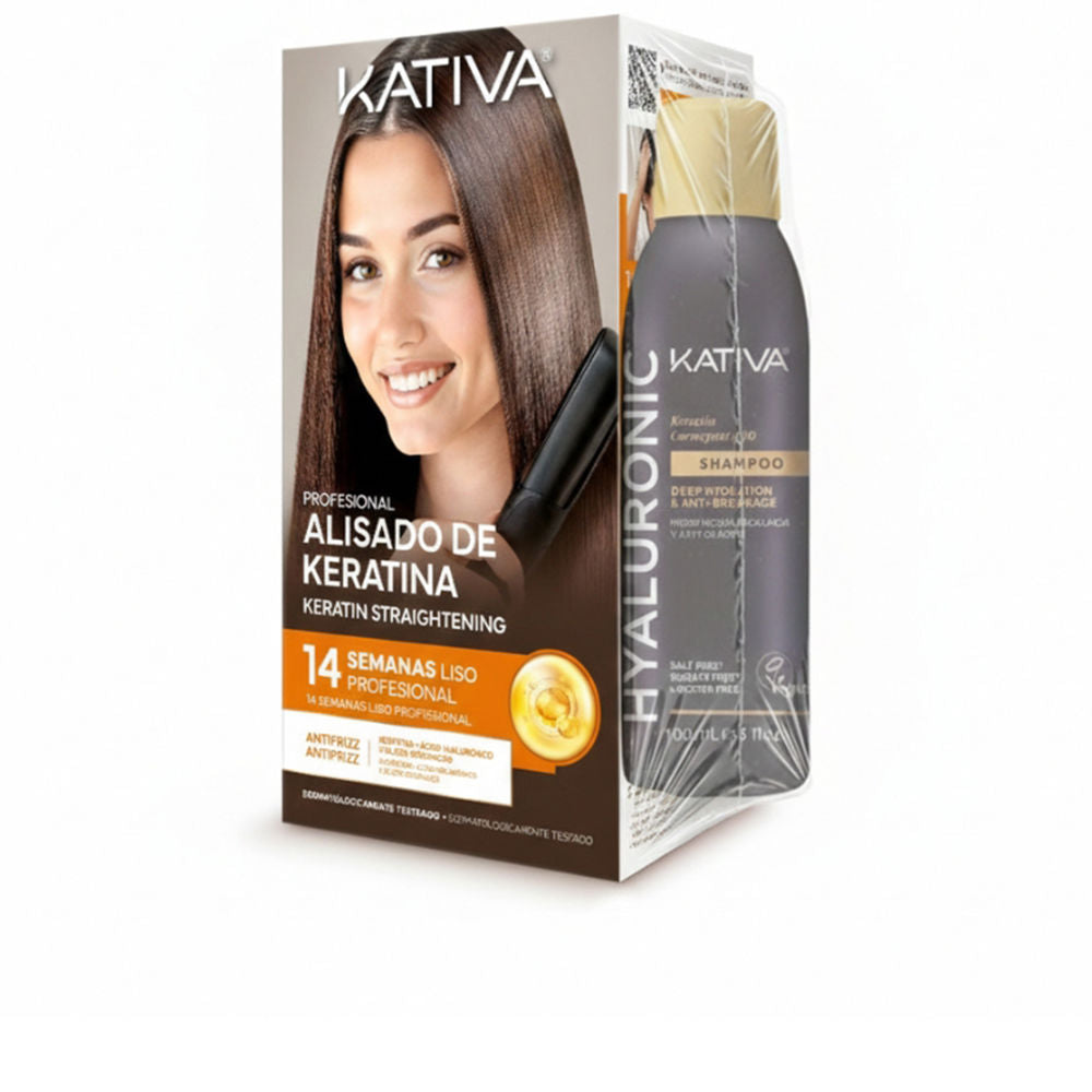KATIVA KATIVA PROFESIONAL ALISADO KERATINA ESTUCHE 2 pz