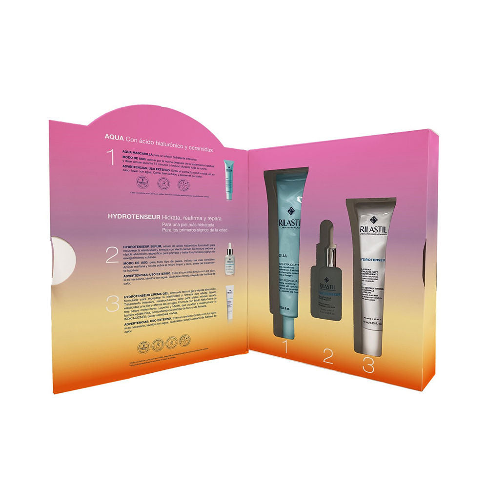 RILASTIL AQUA MASCARILLA RUTINA DE NOCHE ESTUCHE 3 pz