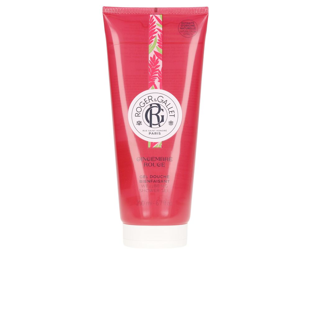 ROGER & GALLET GINGEMBRE ROUGE gel de ducha bienestar 200 ml
