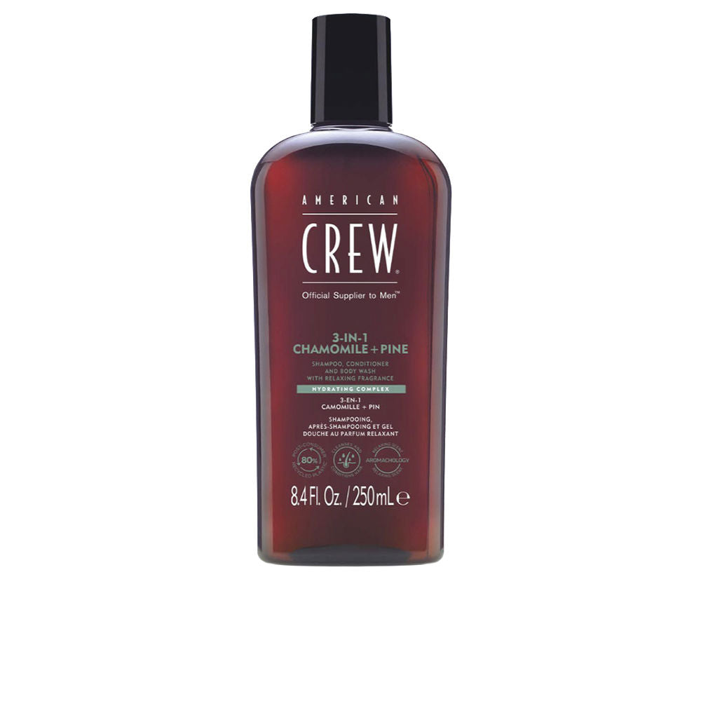AMERICAN CREW 3-IN-1 CHAMOMILE + PINE champú 250 ml