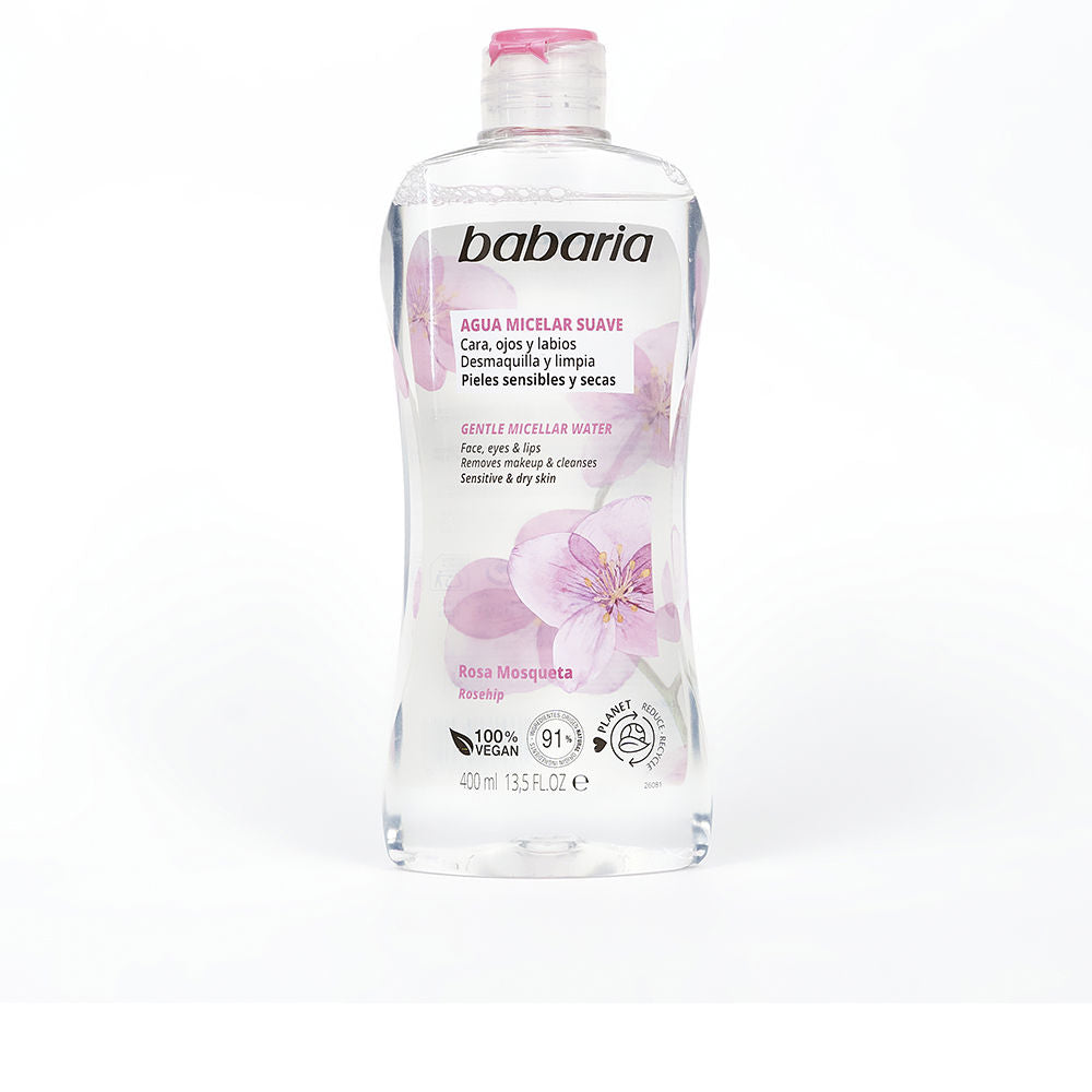 BABARIA ROSA MOSQUETA agua micelar desmaquillante 400 ml