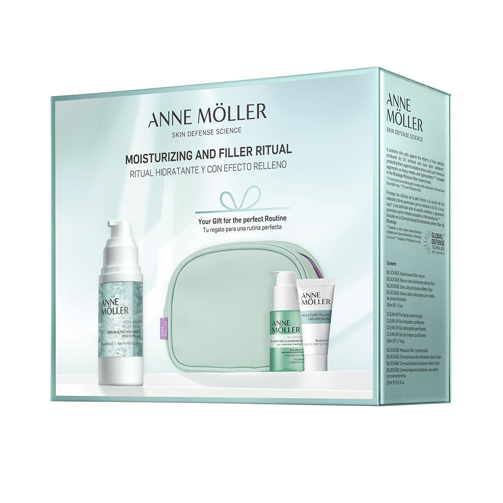 ANNE MÖLLER BLOCKÂGE RITUAL HIDRATANTE Y CON EFECTO RELLENO ESTUCHE 4 pz