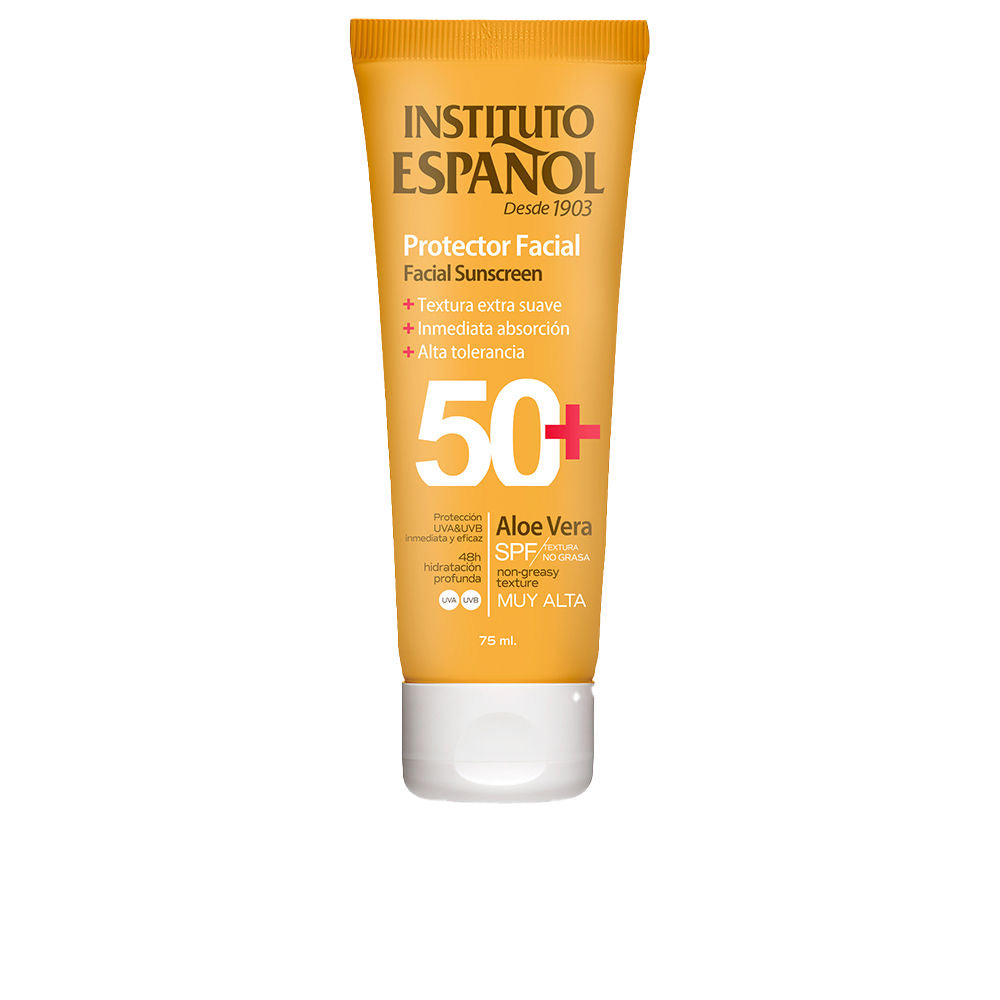 INSTITUTO ESPAÑOL PROTECTOR SOLAR facial ALOE VERA tubo SPF50+ 75 ml
