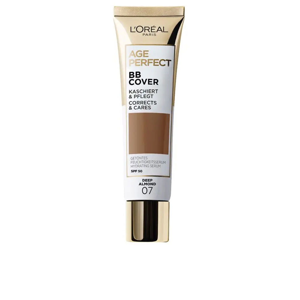 L'ORÉAL PARIS AGE PERFECT BB COVER maquillaje liquido SPF50 #07-deep almond 30 ml