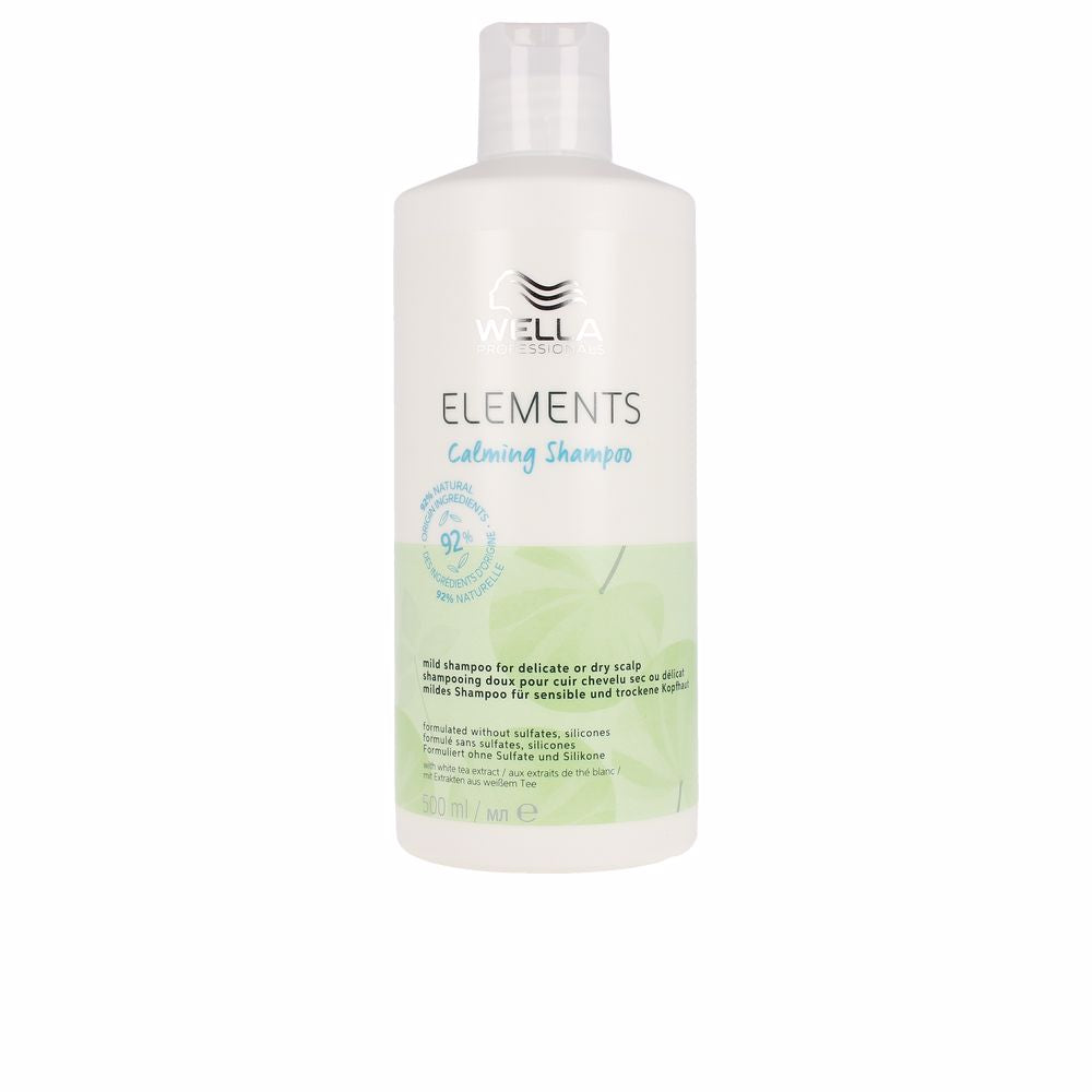 WELLA PROFESSIONALS ELEMENTS Champú natural Calmante para cuero cabelludo seco o delicado 500 ml