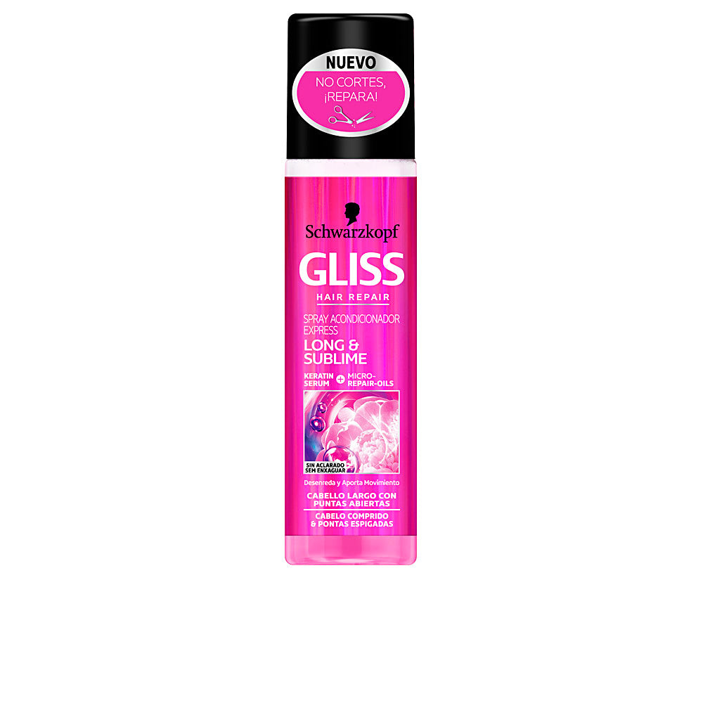 SCHWARZKOPF MASS MARKET GLISS LONG & SUBLIME acondicionador express 200 ml