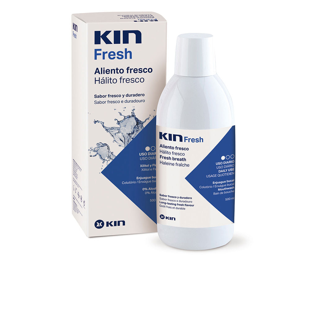 KIN KIN FRESH aliento fresco enjuague bucal 500 ml