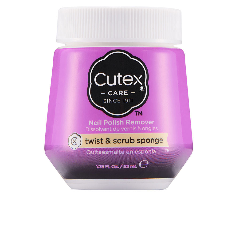 CUTEX CUTEX SPONGE POLISH REMOVER twist & scrub 52 ml