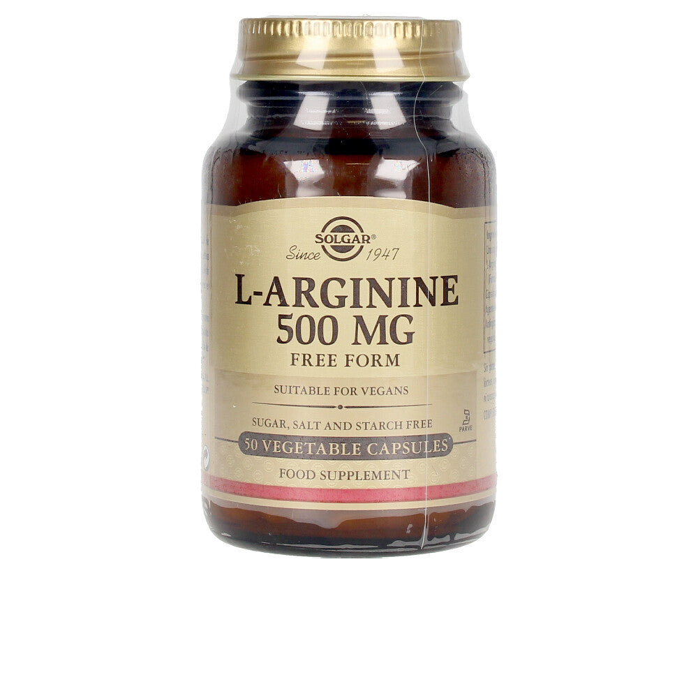 SOLGAR L-ARGININA 500 mg cápsulas vegetales 50 u
