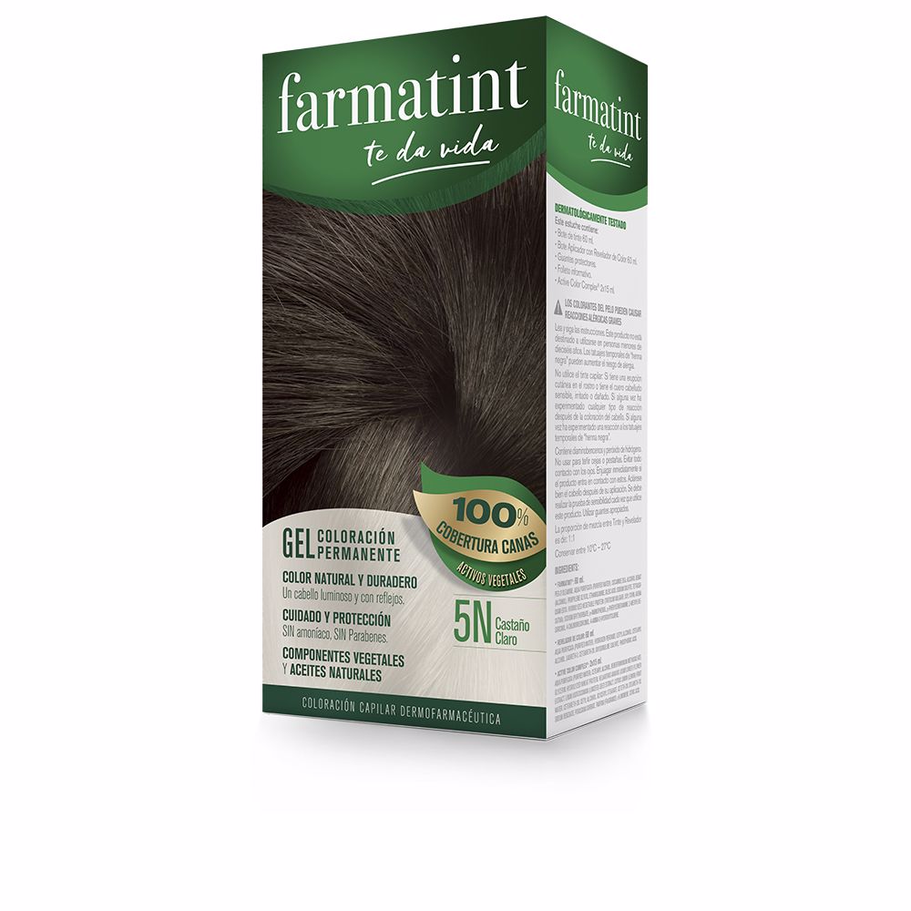 FARMATINT FARMATINT GEL coloración permanente #5n-castaño claro 5 u