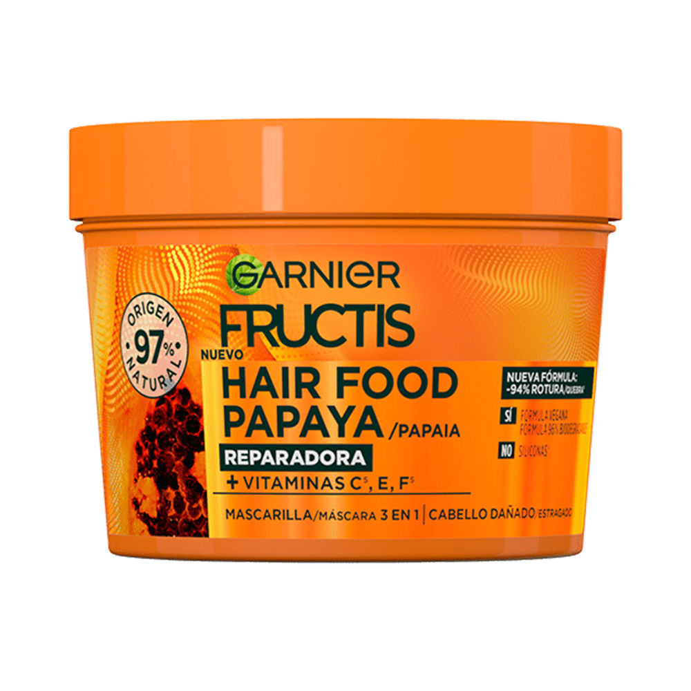 GARNIER FRUCTIS HAIR FOOD PAPAYA mascarilla reparadora 390 ml