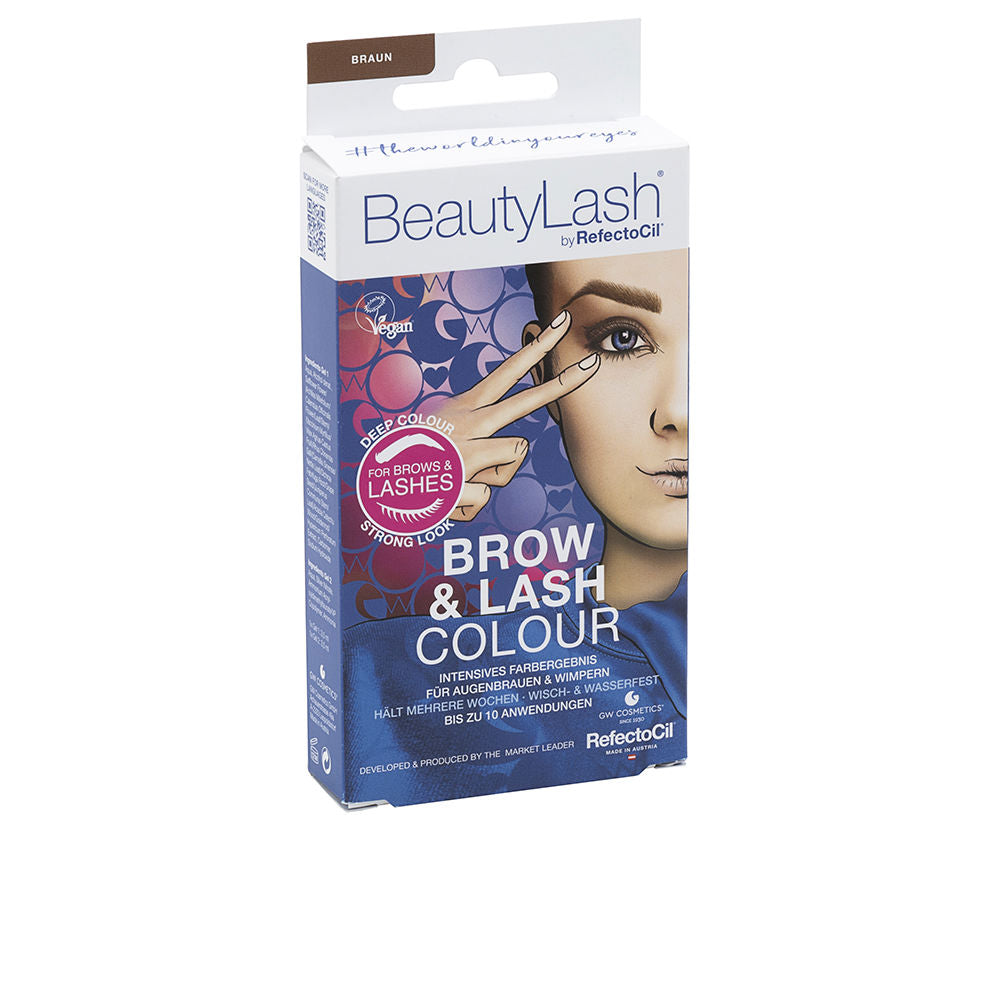 REFECTOCIL BEAUTYLASH BROW & LASH COLOUR kit tinte cejas y pestañas #Castaño medio 1 u