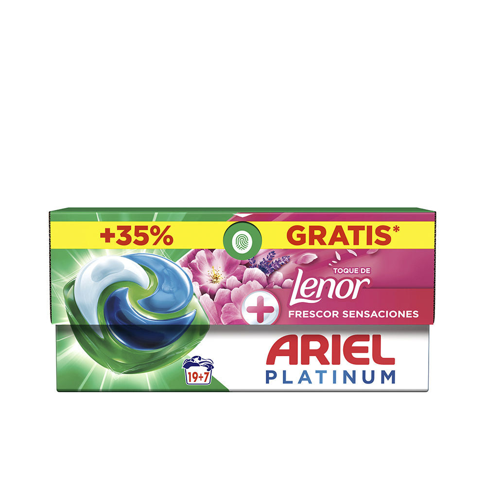 ARIEL ARIEL PLATINUM SENSACIONES 3en1 detergente 26 cápsulas