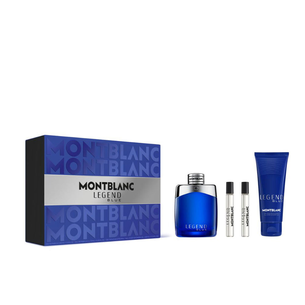 MONTBLANC LEGEND BLUE ESTUCHE 4 pz