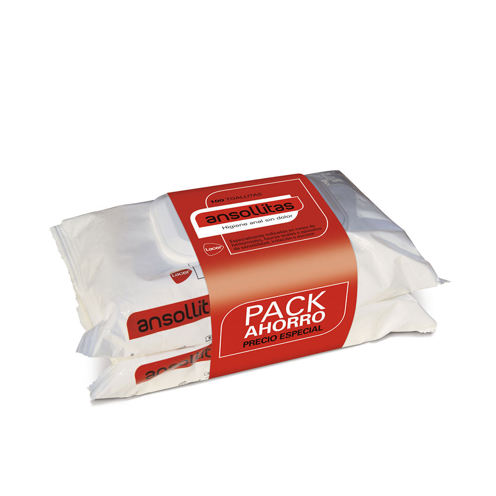 ANSO ANSOLLITAS TOALLITAS PACK 2 x 50 uds