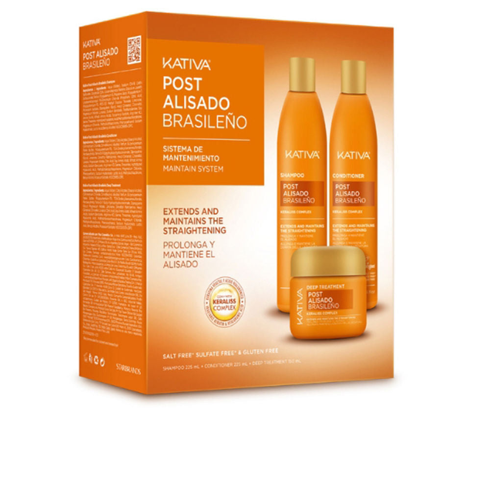 KATIVA KATIVA PROFESIONAL POST ALISADO BRASILEÑO LOTE 3 pz