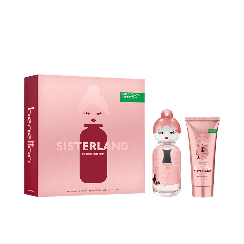 BENETTON SISTERLAND BLUSH CHERRY ESTUCHE 2 pz