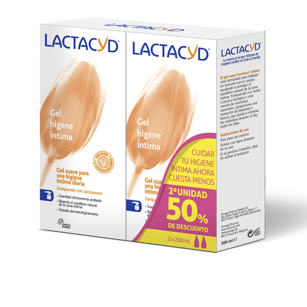 LACTACYD LACTACYD GEL INTIMO lote 2 x 200 ml