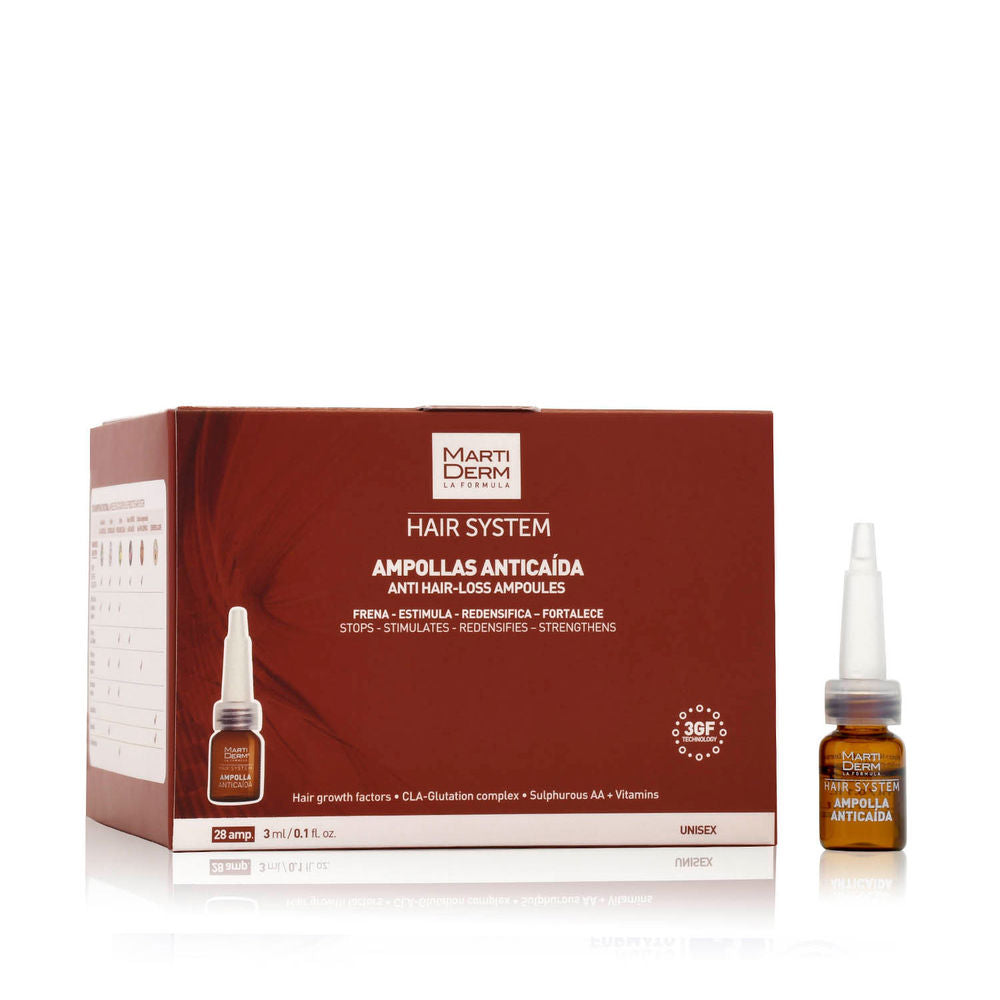 MARTIDERM HAIR SYSTEM ampollas anticaída 28 x 3 ml
