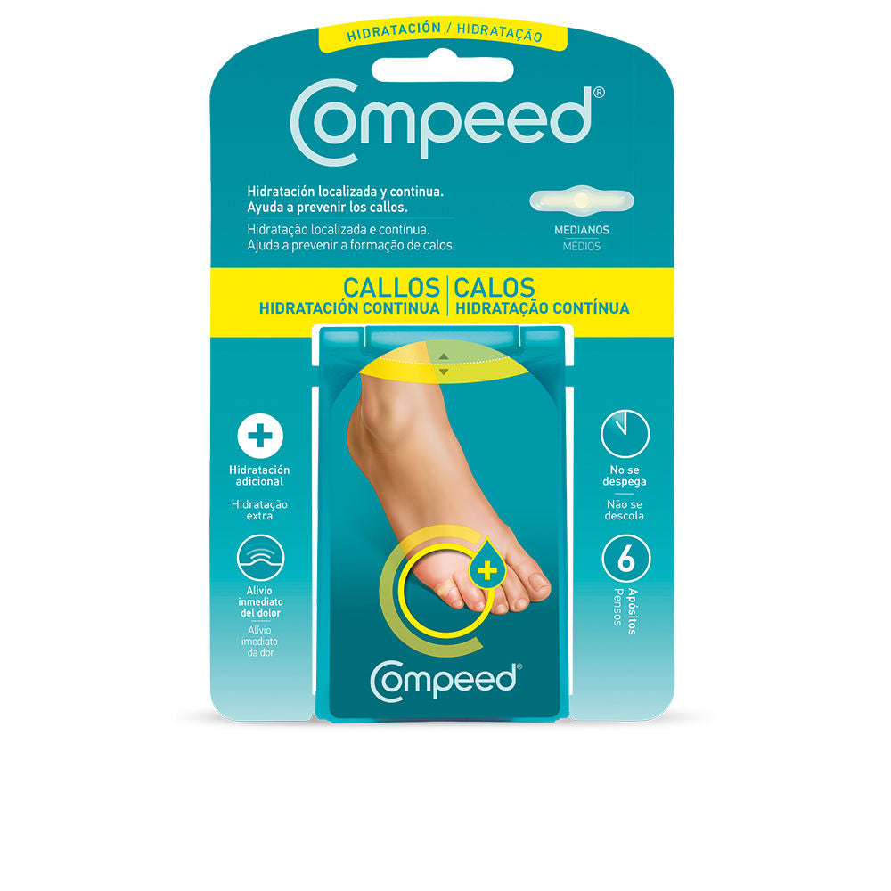 COMPEED CALLOS hidratación continua 6 apósitos