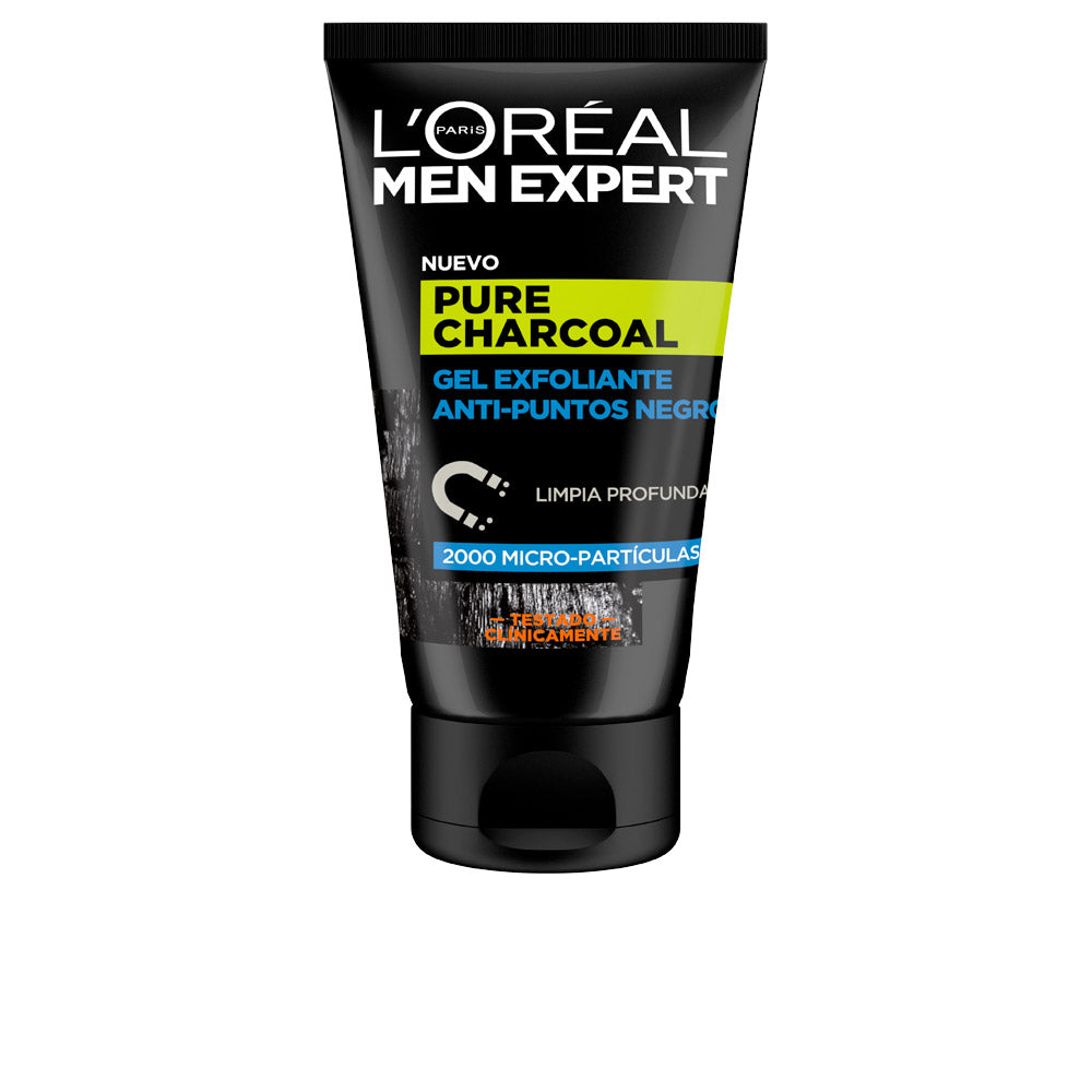 L'ORÉAL PARIS MEN EXPERT pure charcoal gel exfoliante p.negros 100 ml