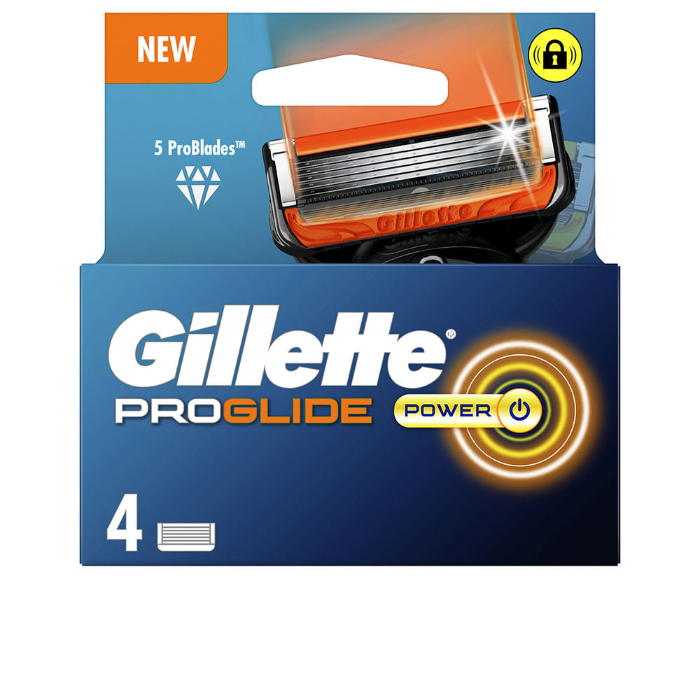 GILLETTE GILLETTE FUSION PROGLIDE POWER cargador 4 recambios