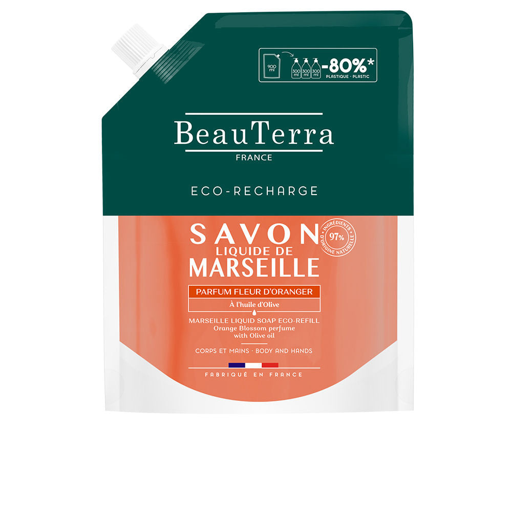 BEAUTERRA MARSEILLE jabón flor de naranjo recarga 900 ml