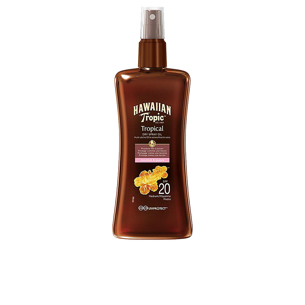 HAWAIIAN TROPIC COCONUT & GUAVA dry oil SPF20 spray 200 ml
