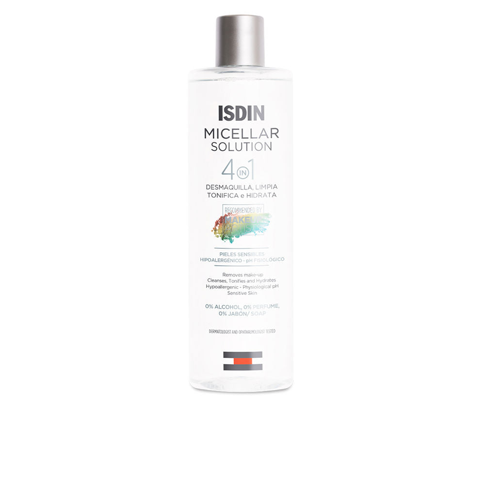 ISDIN MICELLAR SOLUTION agua micelar limpieza facial 400 ml