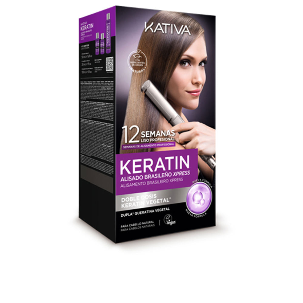 KATIVA KERATIN EXPRESS ALISADO BRASILEÑO LOTE 3 pz