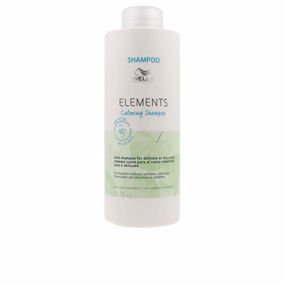 WELLA PROFESSIONALS ELEMENTS Champú natural Calmante para cuero cabelludo seco o delicado 1000 ml