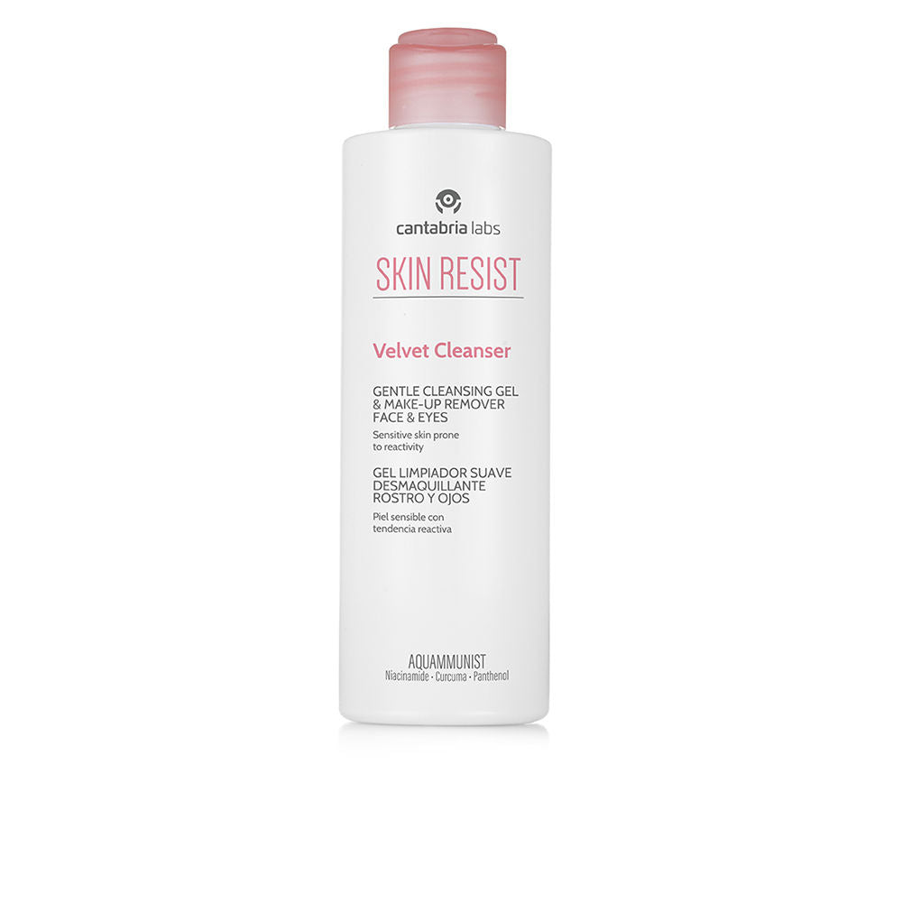 SKIN RESIST SKIN RESIST VELVET gel limpiador suave desmaquillante rostro y ojos 200 ml