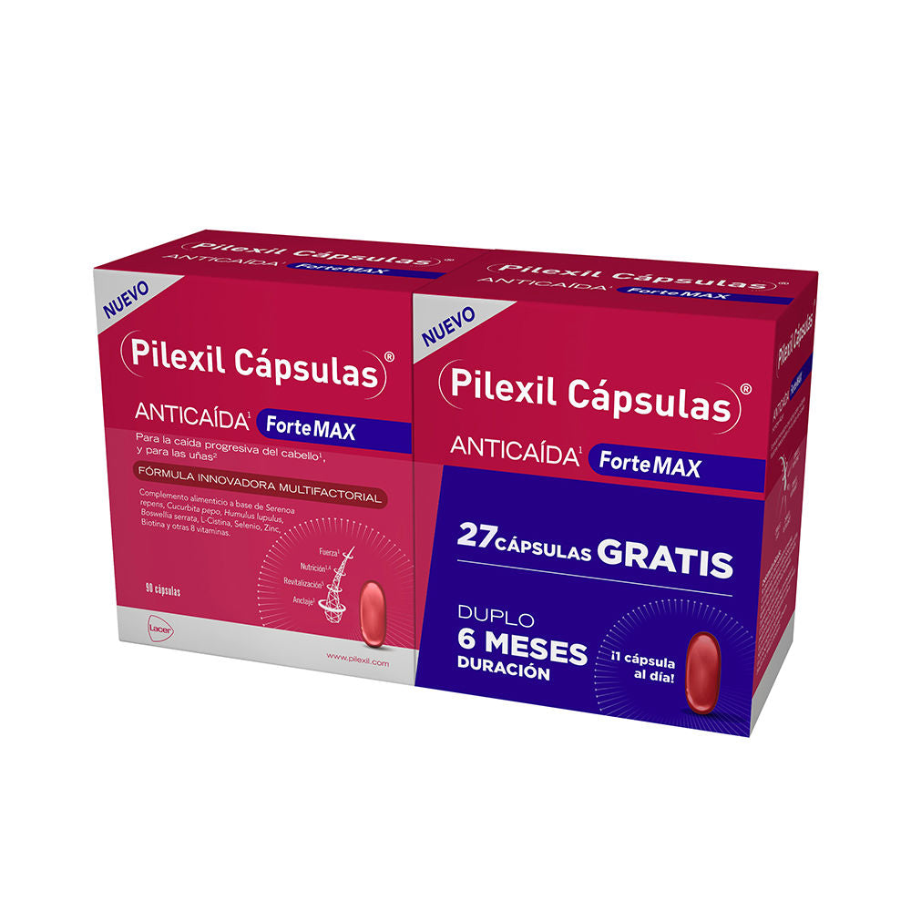 PILEXIL PILEXIL FORTE MAX cápsulas anticaída pack 2 x 90 u