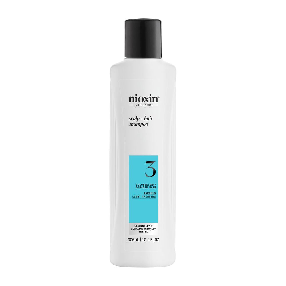 NIOXIN SISTEMA 3 - Champú - Cabello Teñido y Dañado con Debilitamiento Leve 300 ml