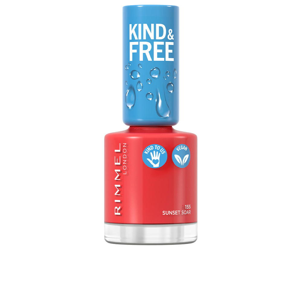 RIMMEL LONDON KIND & FREE nail polish #155-sunset soar