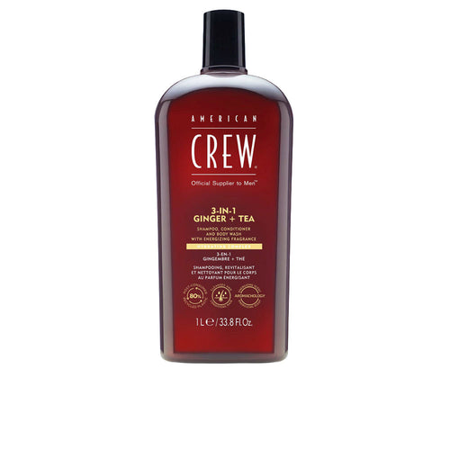 AMERICAN CREW 3-IN-1 GINGER + TEA champú 1000 ml
