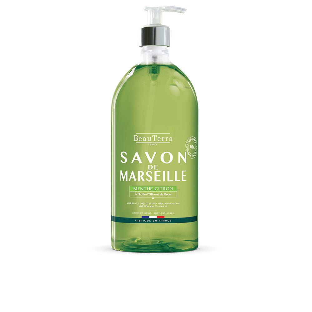 BEAUTERRA MARSEILLE jabón menta-limón 1000 ml