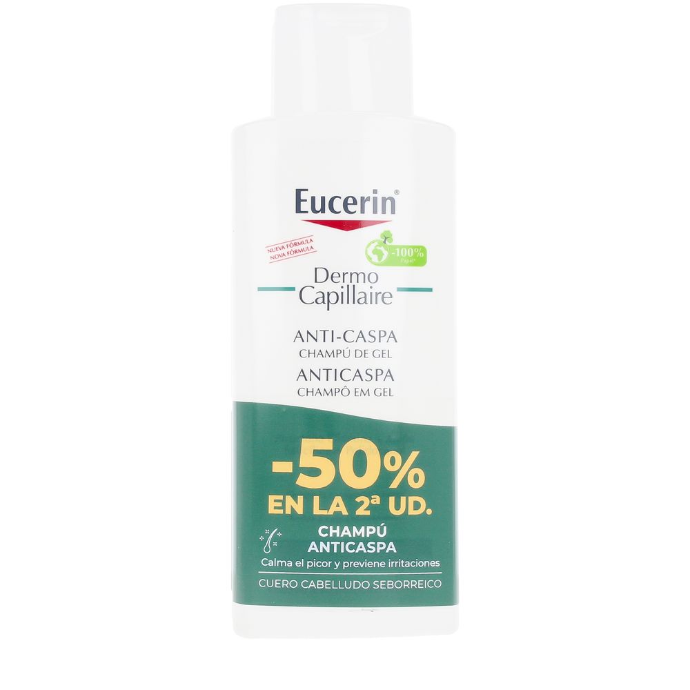 EUCERIN DERMO CAPILLAIRE champú anticaspa pack 2 x 250 ml